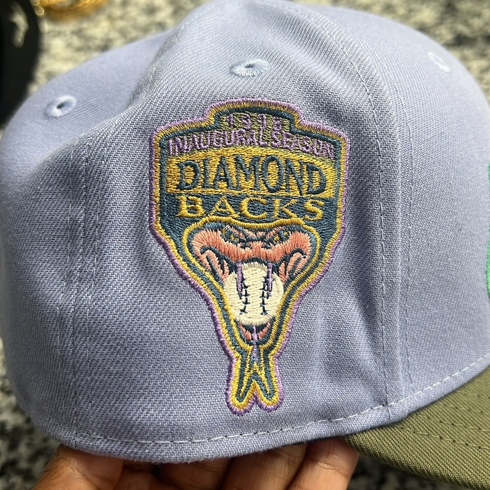 New Era Arizona Diamondbacks fitted cap Size 7 1/4 - Picture 5 of 7